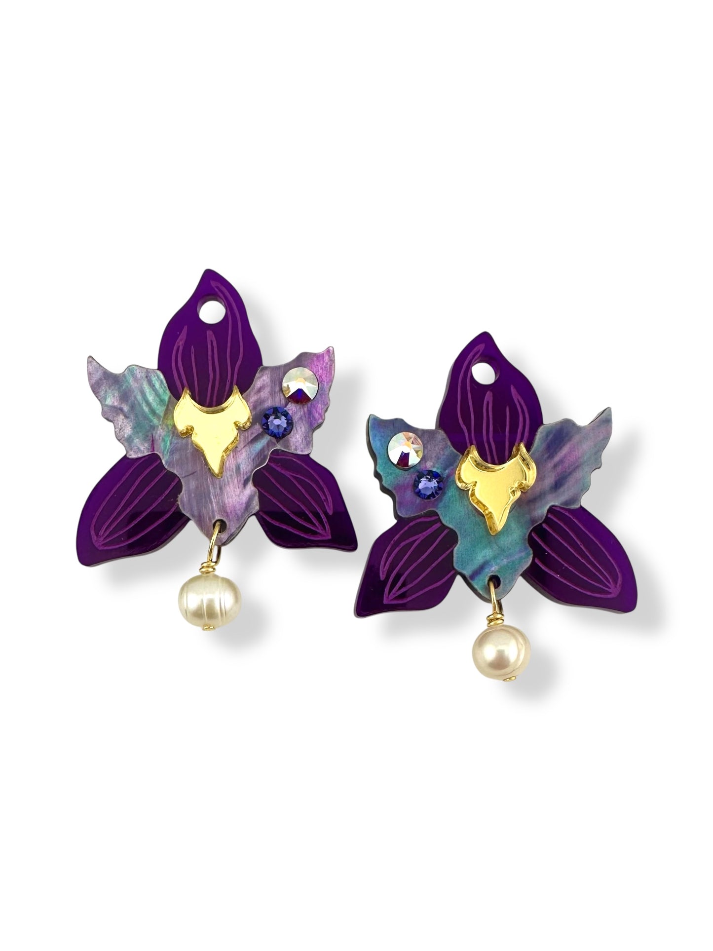 Happy Orchid Mini Charms