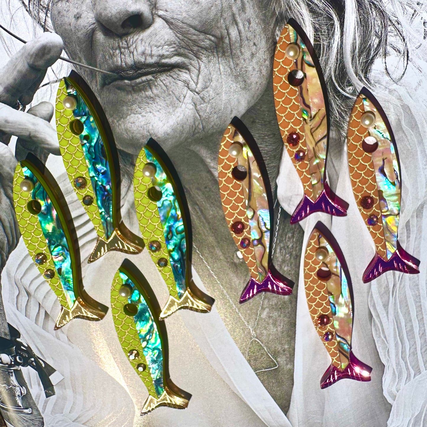Chunky Sadie the Sardine Charms