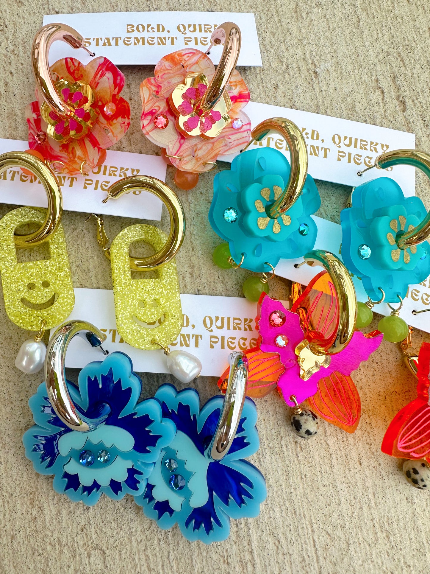 Chunky Sunshine Blossom Charms