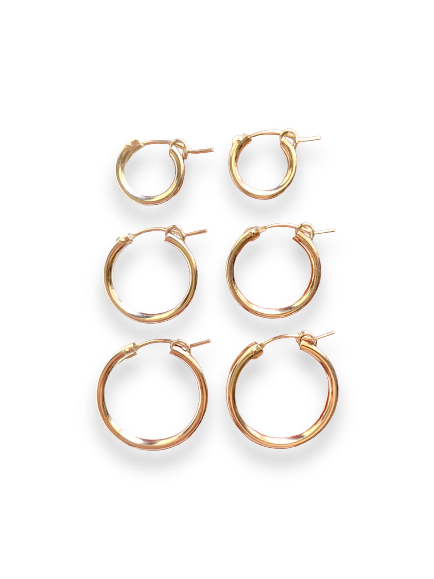 Gold-Filled Hoops