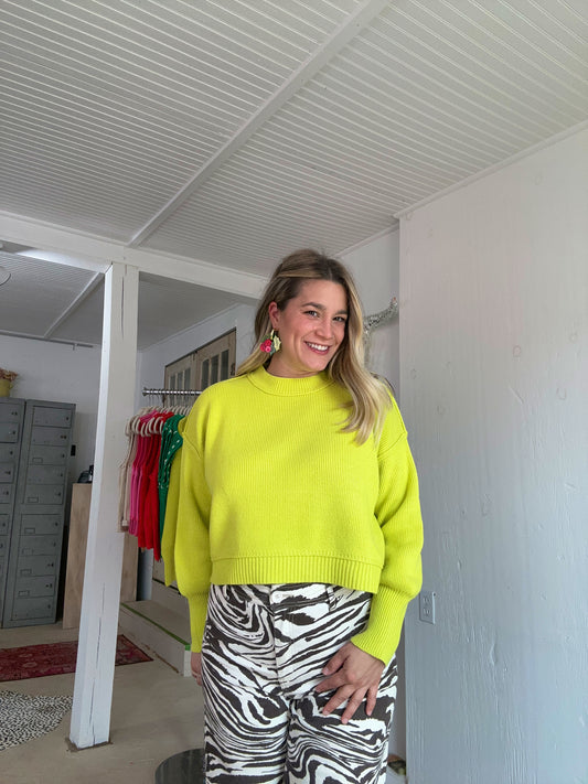 Lime Regina Sweater