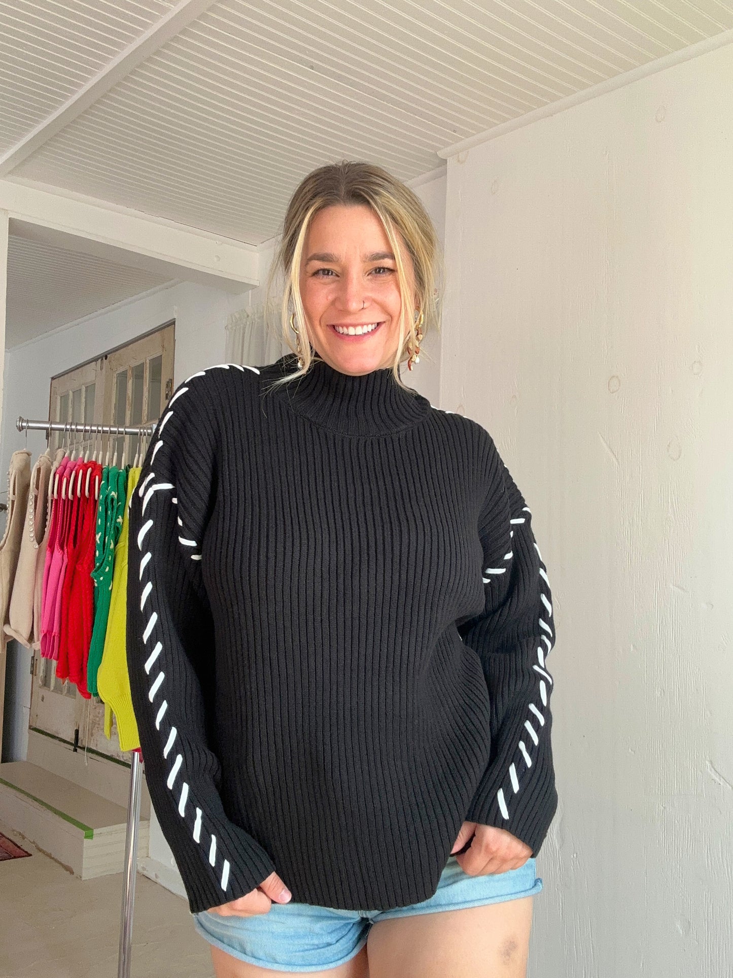 Black Georgina Sweater