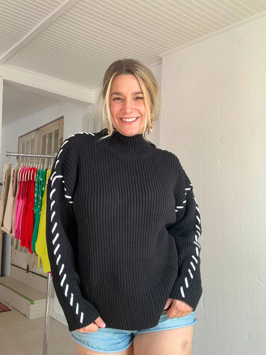 Black Georgina Sweater