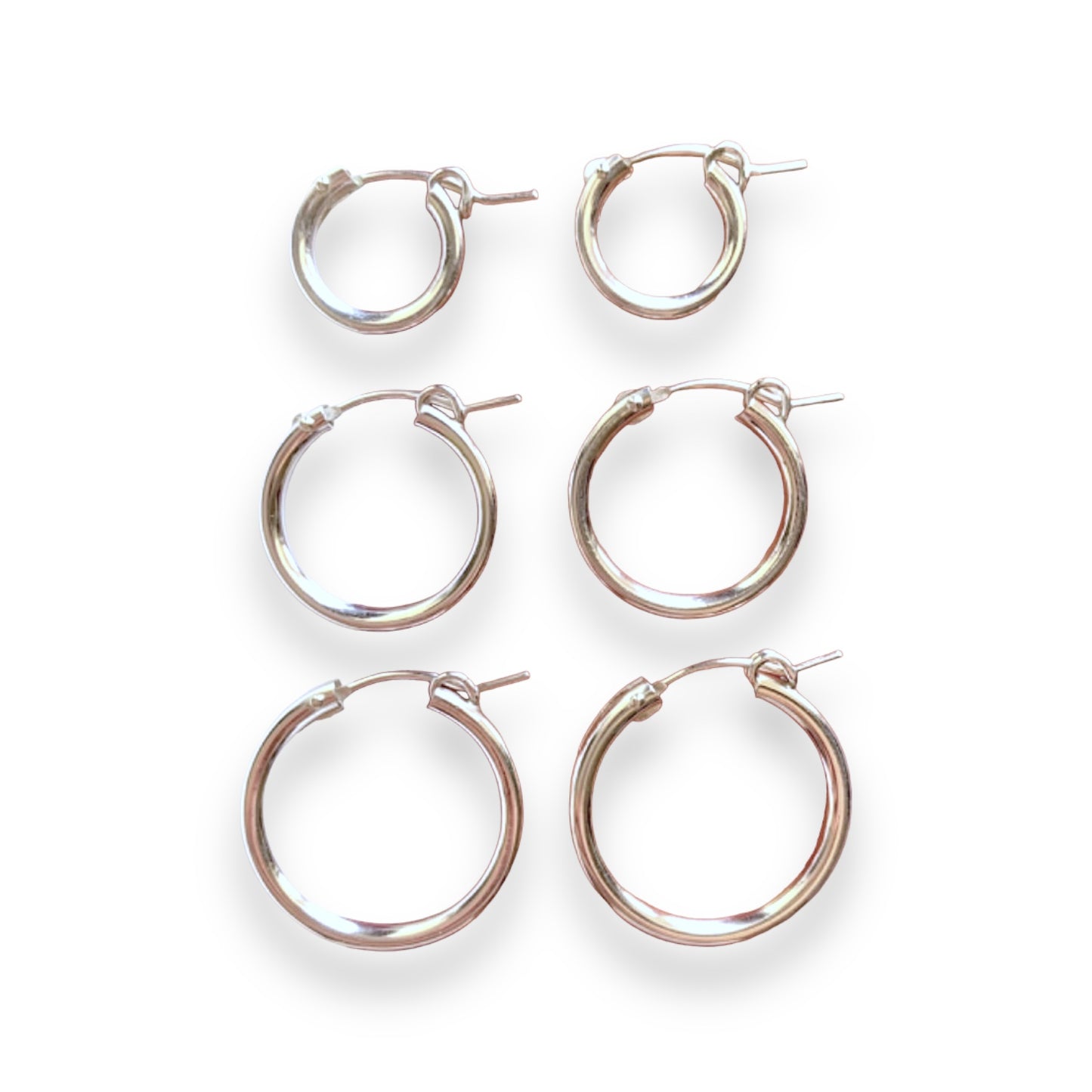 Sterling Silver Hoops