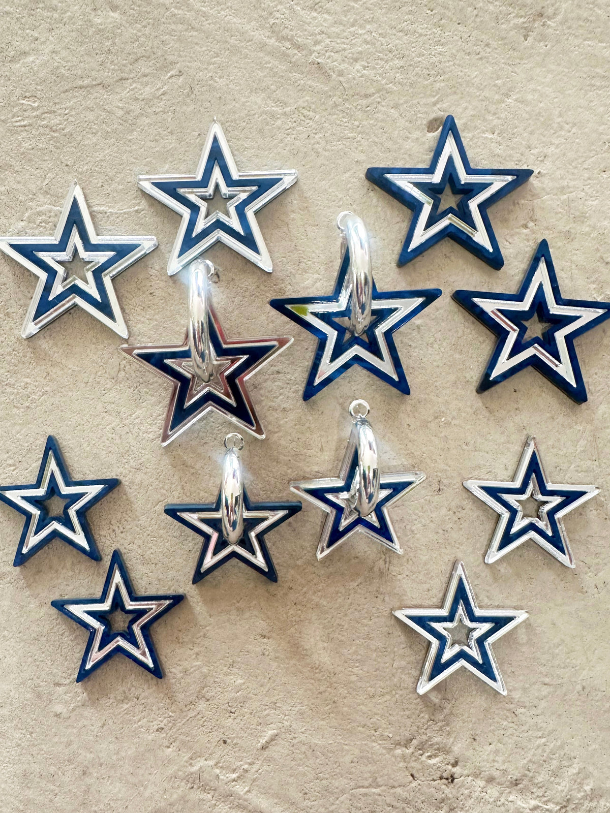 Chunky Dallas Star Charms