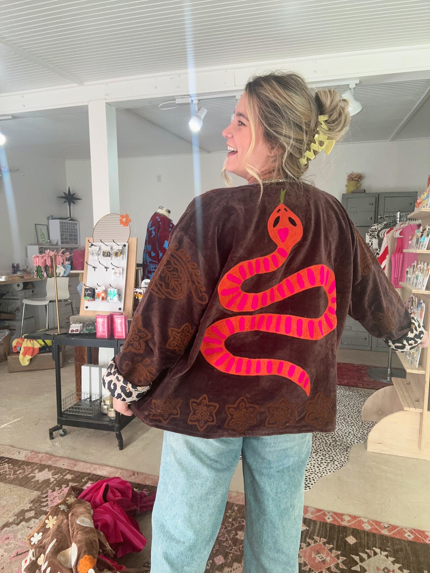 Neon Snake Duster