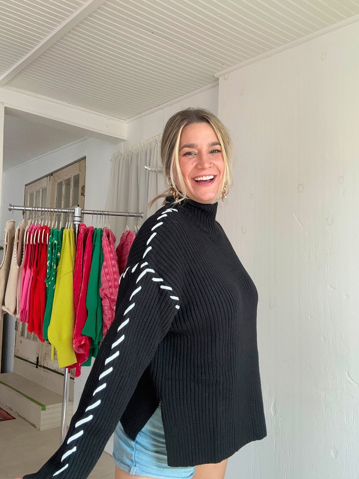 Black Georgina Sweater