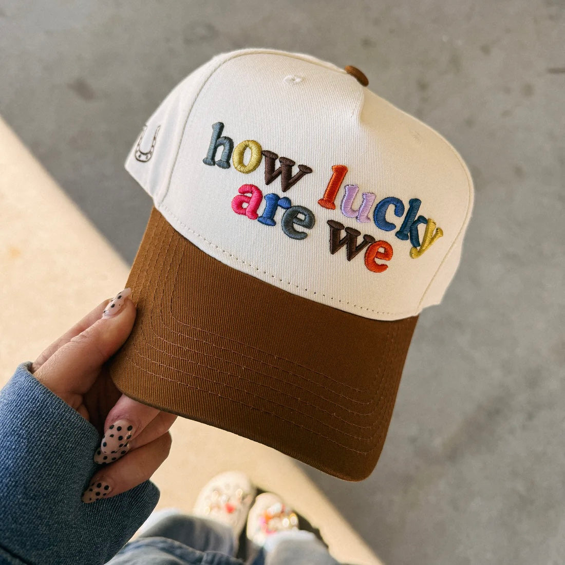 How Lucky Are We Trucker Hat