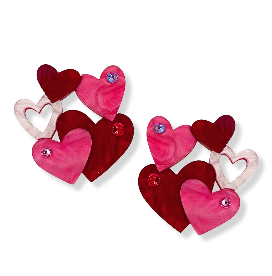 Chunky Hearts Charms