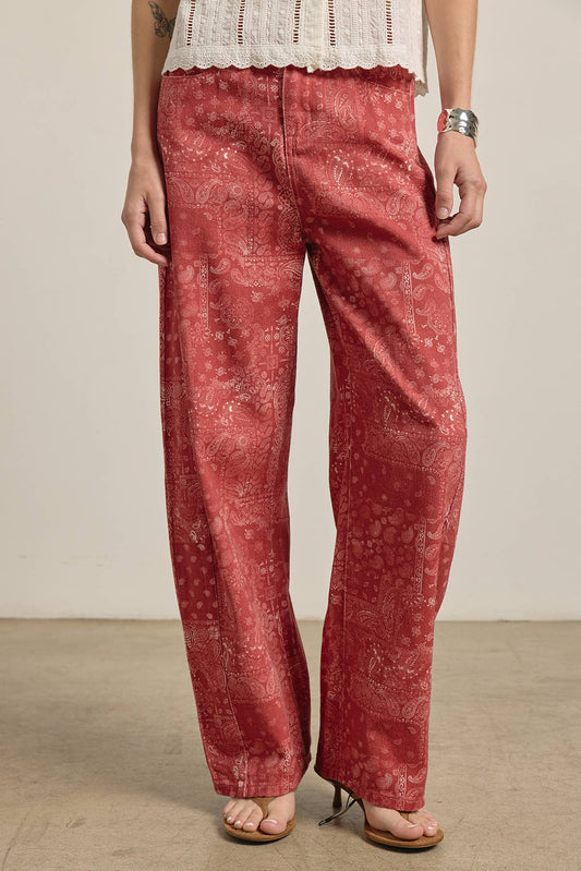 Bandana Print Pants