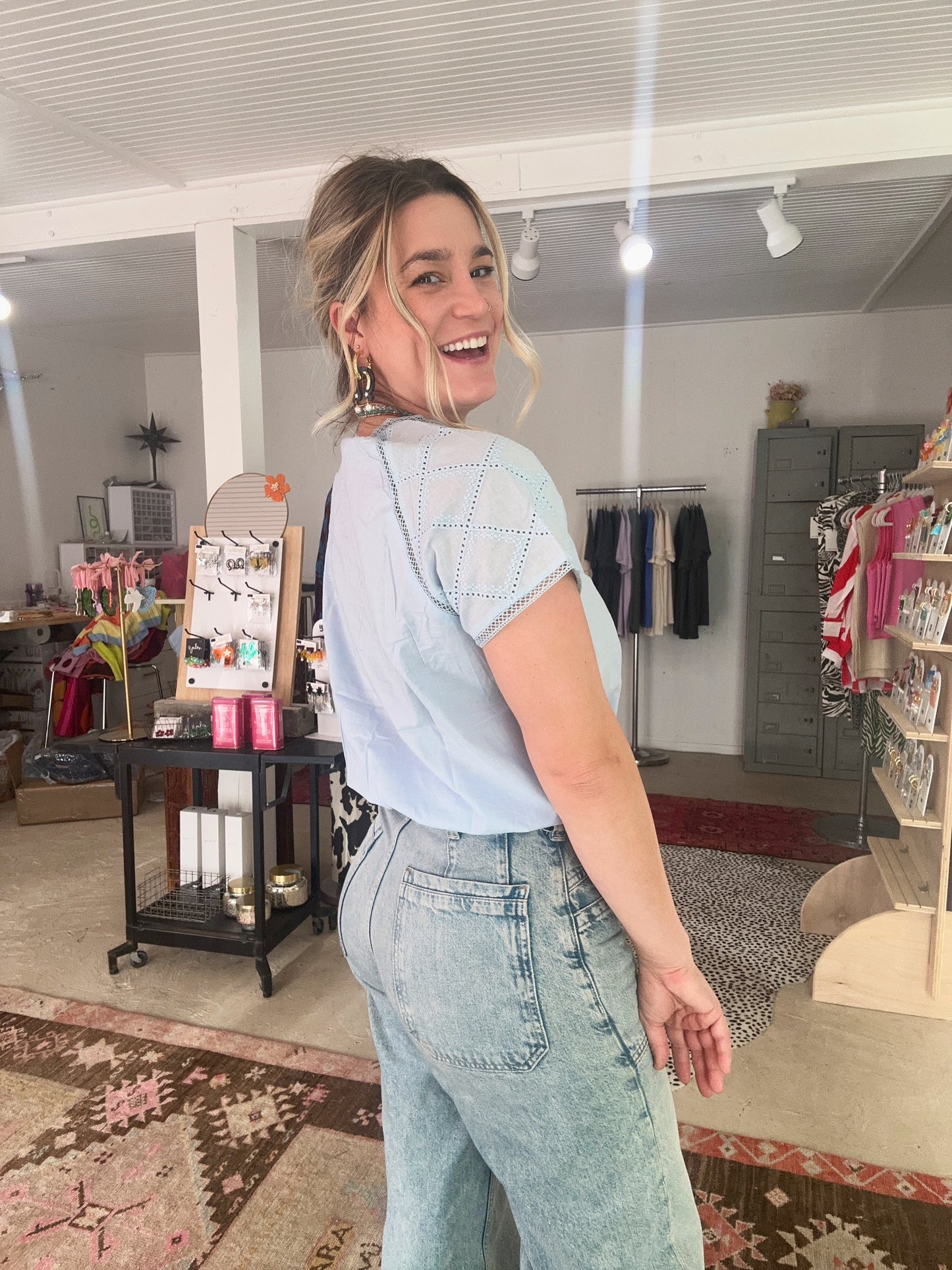 Lace & Tassel Blouse