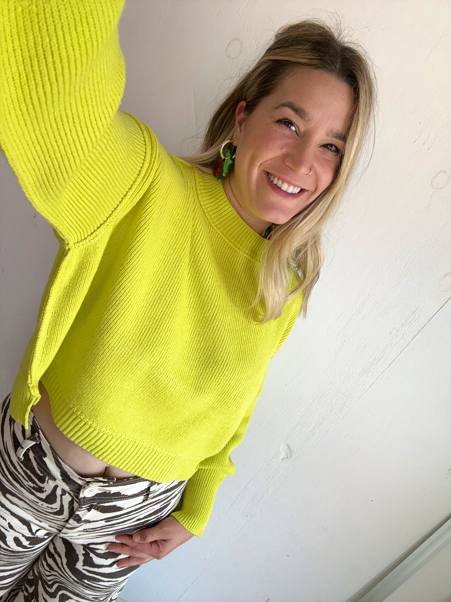 Lime Regina Sweater