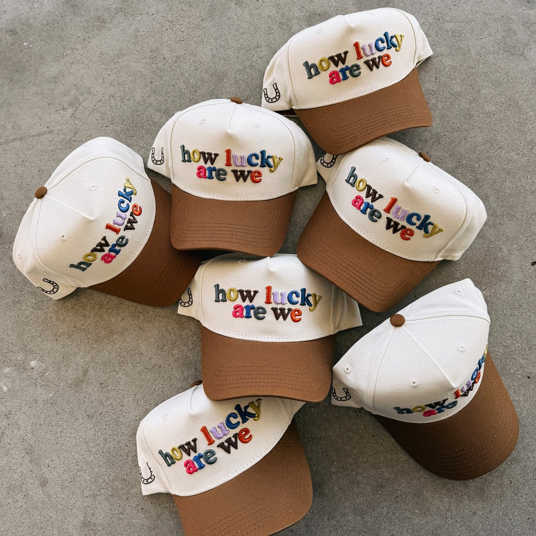 How Lucky Are We Trucker Hat