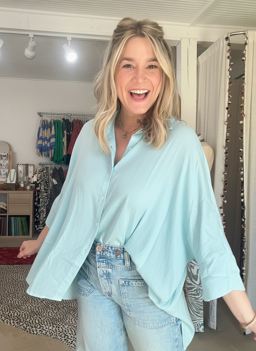 IYKYK Blouse | Mint