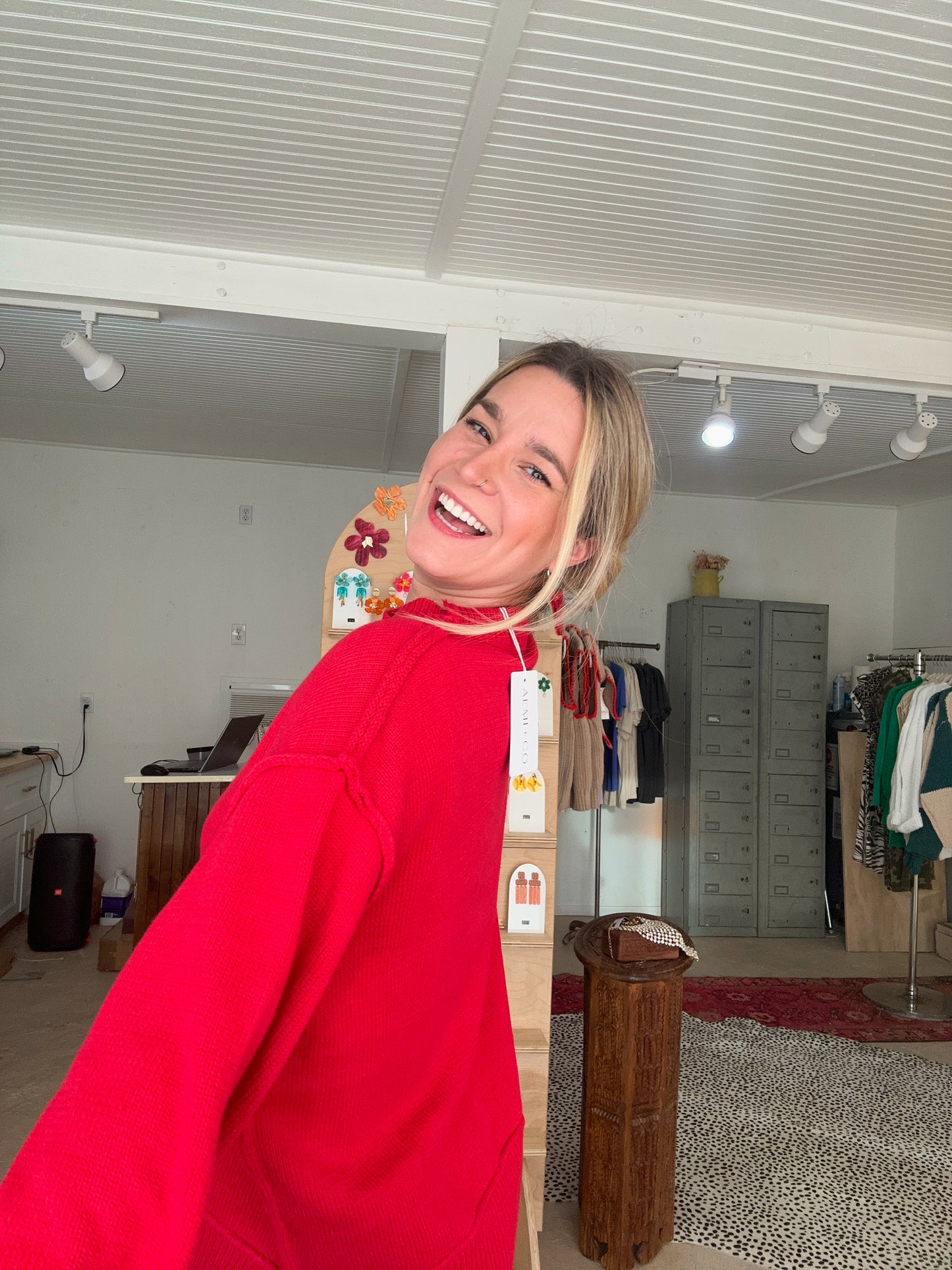 Red Holly Berry Sweater