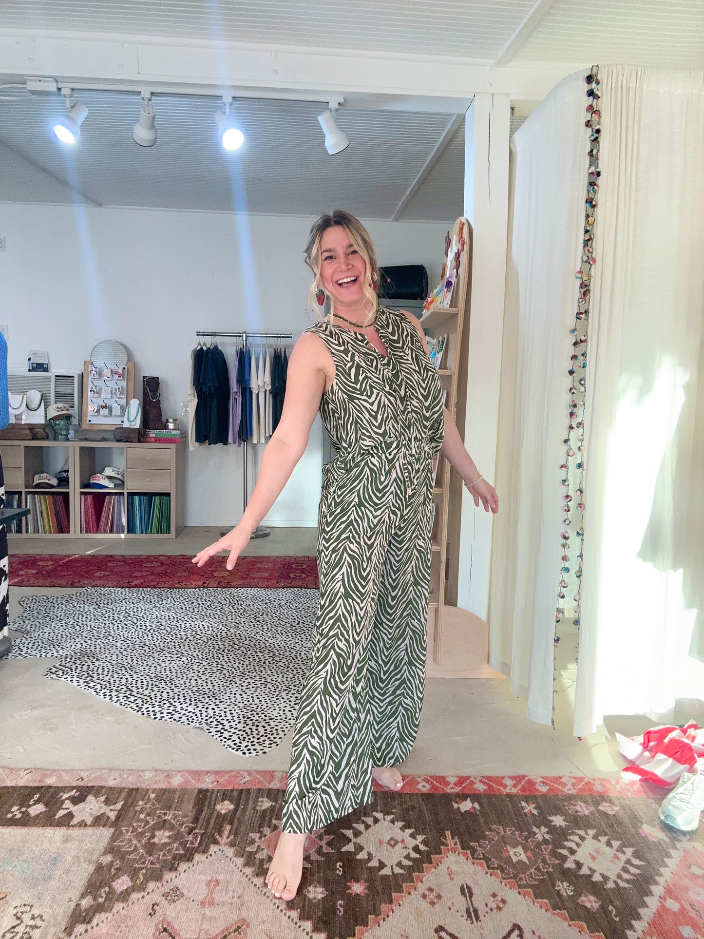 Zebra Top And Pants Set