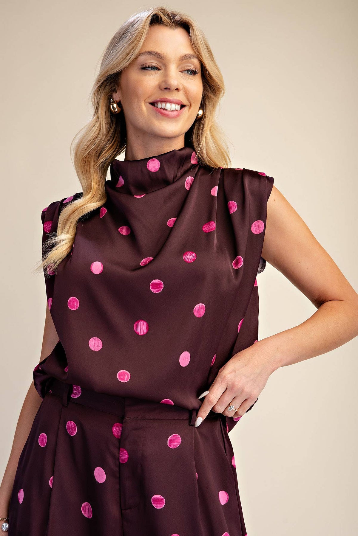 Cowl Neck Top