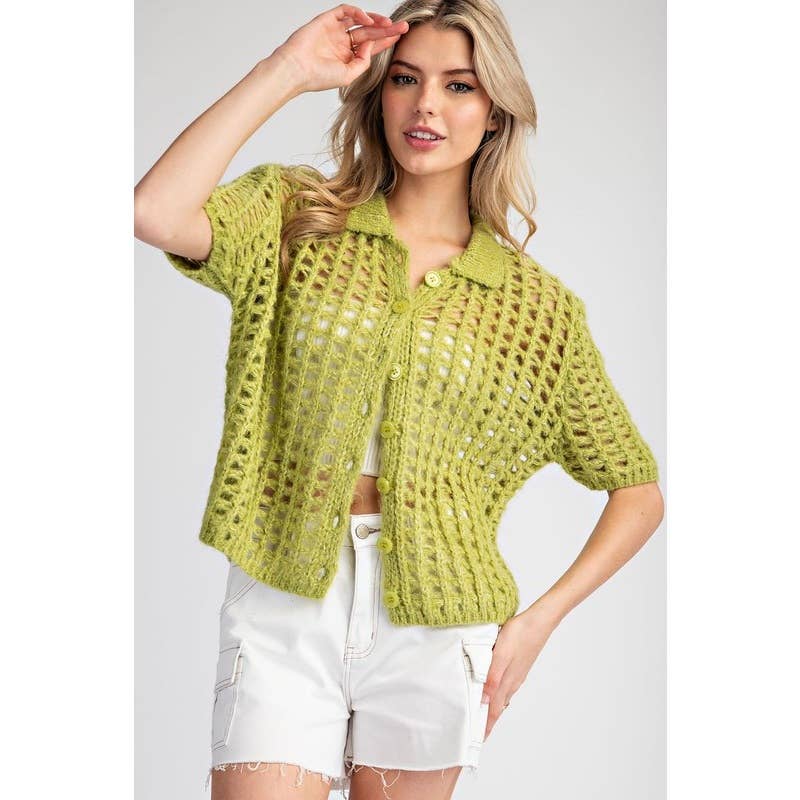Pistachio Knit Top