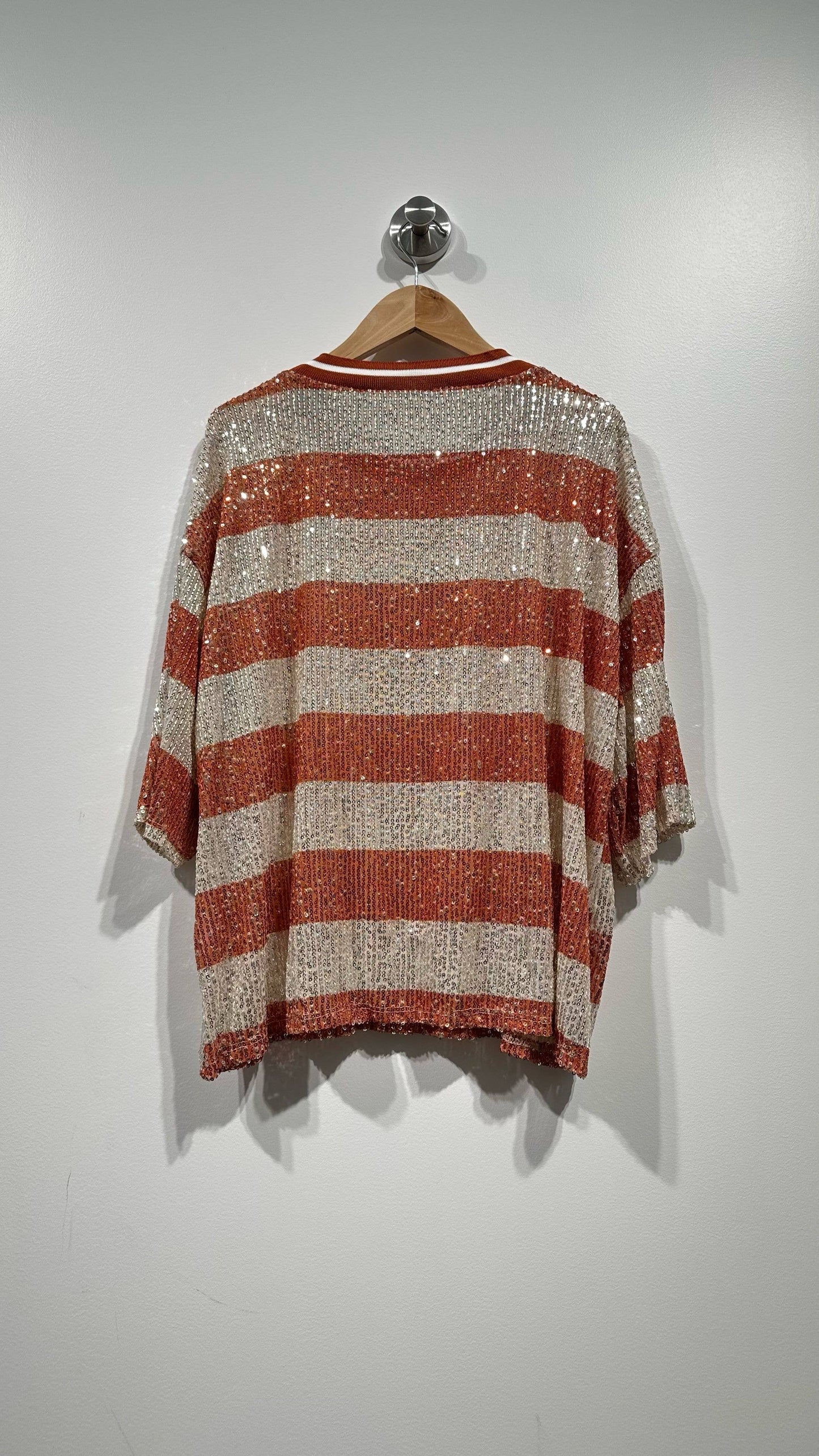 Sequin Top | Burnt Orange